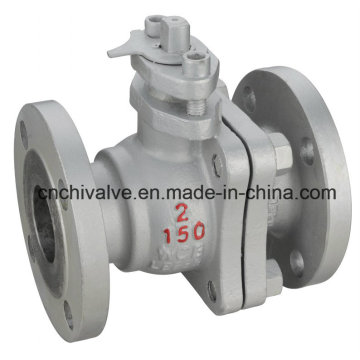 2PC Flange API 150lb Wcb Floating Ball Valve